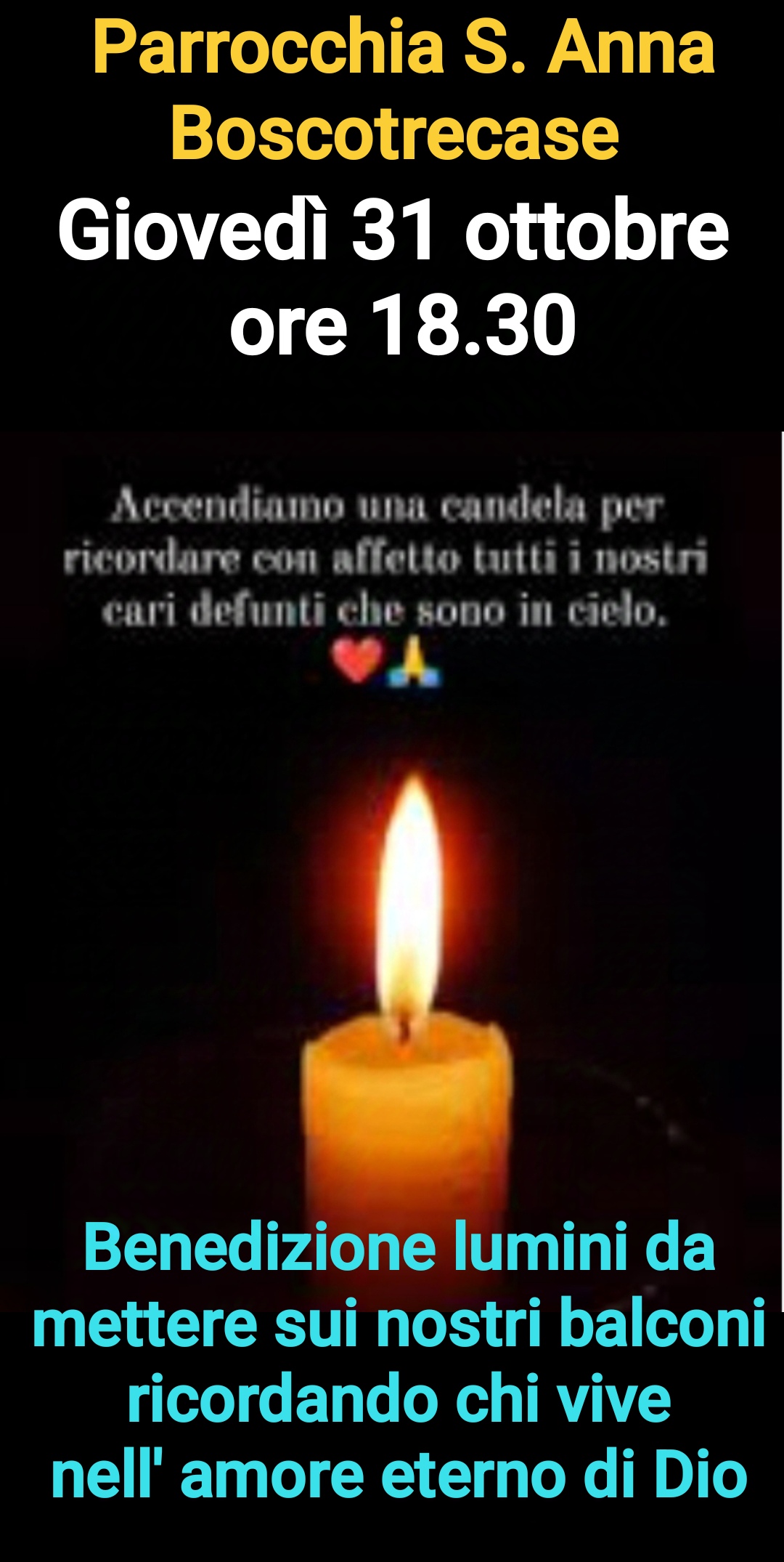 Luce in terra, LUCE in cielo